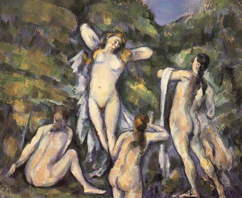 Paul Cezanne Bath four women who oil painting picture